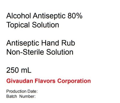 Glass Bottle Front Label (Hand Sanitizer Glass Bottle Front Label)